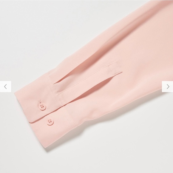 UNIQLO Rayon Long-Sleeve Blouse - Picture 8 of 12